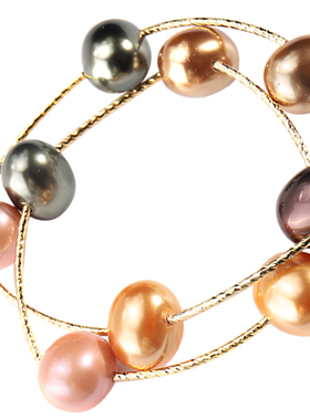 手链形贝珠弹力绳好运连连大牌