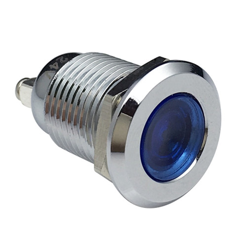 金属指示灯6v12v24v220v电源信号灯12MM工作中指示灯Signal lamp