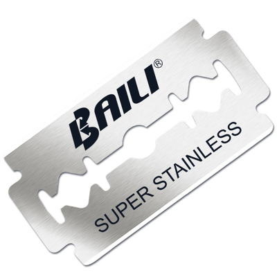 百利003超级蓝刃口不锈钢剃须刀双面刀片通用老式刮胡刀