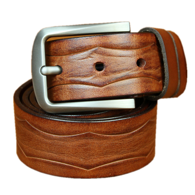 亘古新款复古个性擦色休闲裤腰带