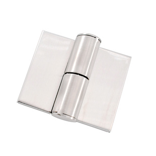 卫生间隔断五金配件加厚304不锈钢 自动闭门铰链升降脱卸合页链接