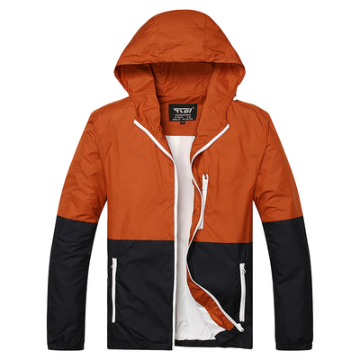 春秋季户外风衣男女连帽薄款韩版