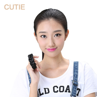 娇滴滴 假发发绳 橡皮筋弹性简约头饰品 麻花辫子头绳小饰品女士