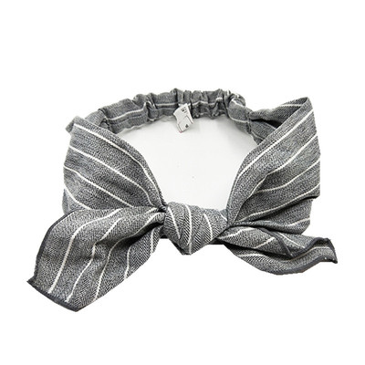 lattice牛仔交叉日系原单束发带