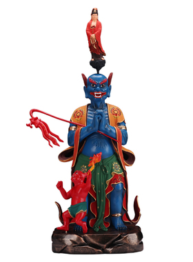 面然大士面燃鬼王焦面大士焰口鬼王大士爷羽林大神汉白玉神佛像