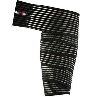 恒冠 大腿绷带 加压带缠绕自粘护小腿运动篮球绑带专业深蹲护膝