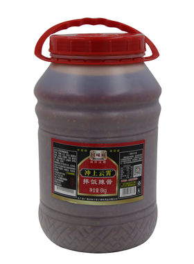 拌饭辣椒酱桶装增城冲上云霄