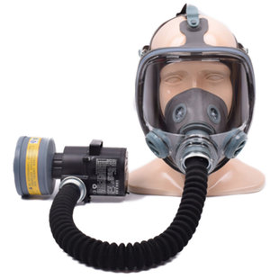 电动送风机防毒面具化工放毒气体喷漆电焊防尘打磨过滤喷油漆全面