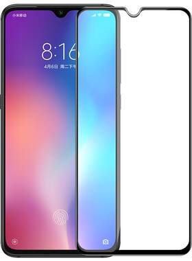 适用小米9钢化膜全包玻璃