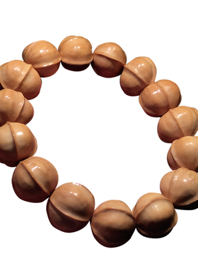 精品鲨鱼背猴头核桃核雕文玩手串