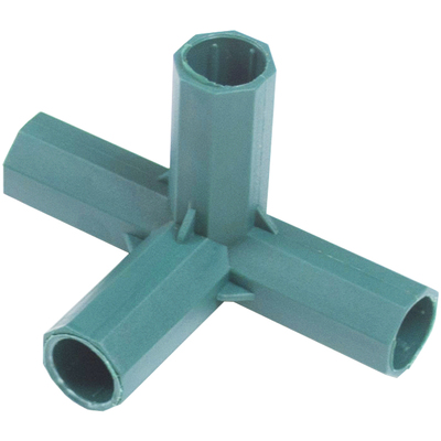 三通四通五通包塑钢管园艺类配件葡萄架百香果爬藤架配件绿色环保