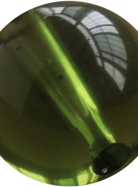 天然捷克陨石散珠DIY绿水晶