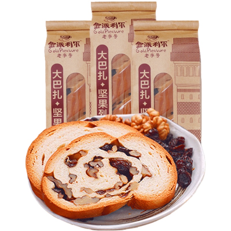 金派利尔大巴扎列巴365克核桃果仁