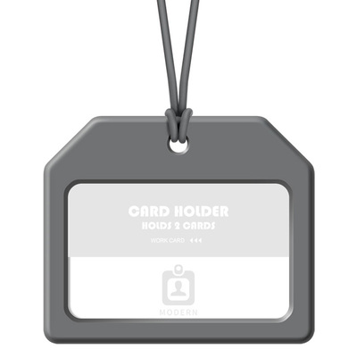 德国modern带挂绳证件壳校牌卡套