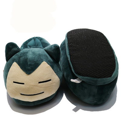 韩版卡通冬季保暖居家厚底棉拖鞋
