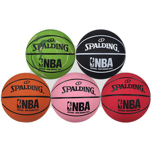 斯伯丁迷你弹力空心小球 幼儿园儿童玩具篮球模型 办公室桌面摆件