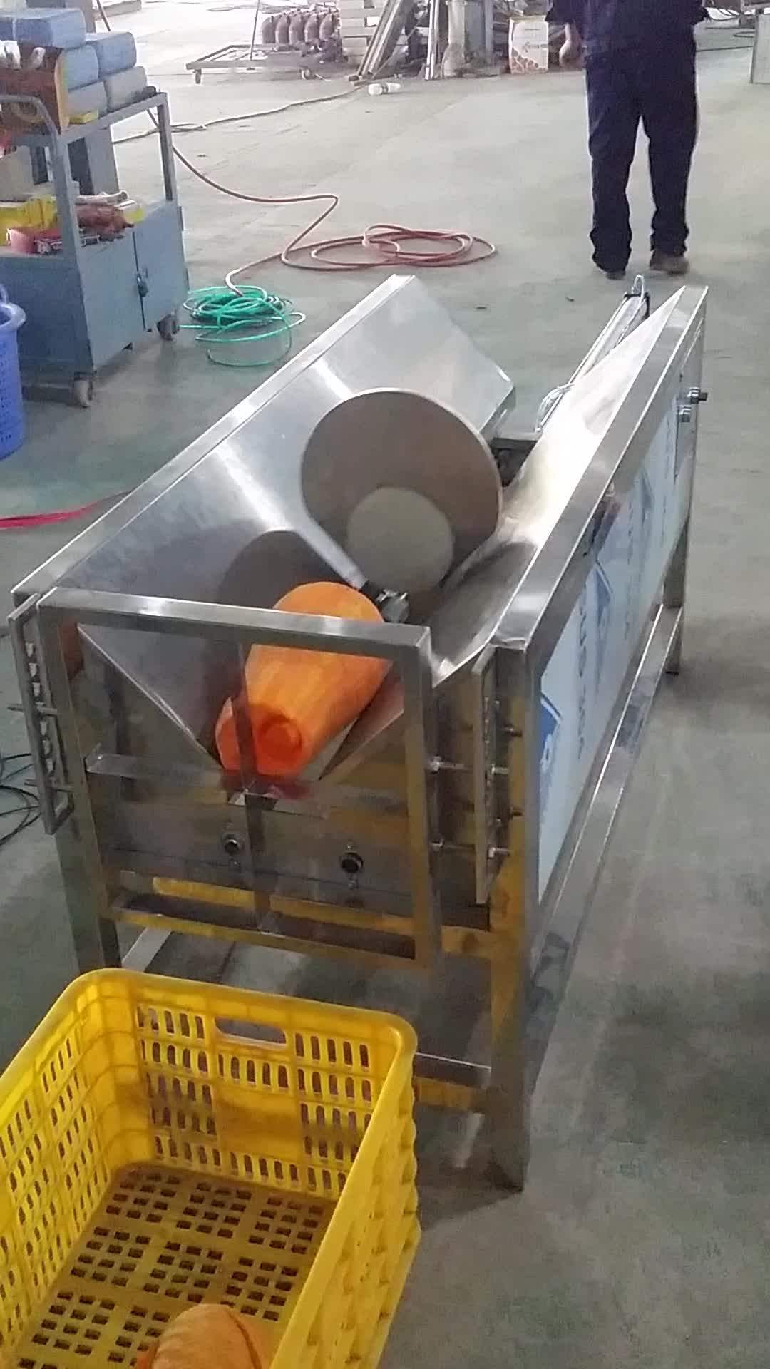 Electric Automatic Vegetable Fruit Wax Melon Pumpkin Separating Cutting