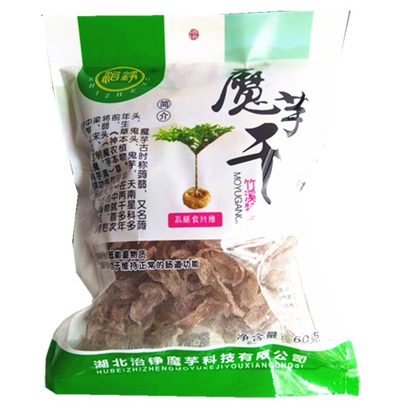 湖北竹溪特产魔芋干货丝条凉拌
