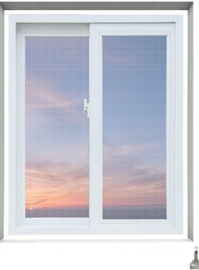 磁铁魔术贴自粘式隐形防蚊纱窗