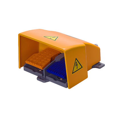 包邮正品韩国KACON凯昆HRF-HD5NX双联双踏脚踏开关铝合金外壳