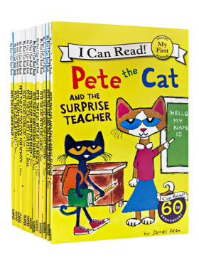 皮特猫英文原版31册绘本全套新版 Pete the Cat正版书I Can Read分级阅读物初阶my first启蒙学习英语童书吴敏兰书单情商性格培养