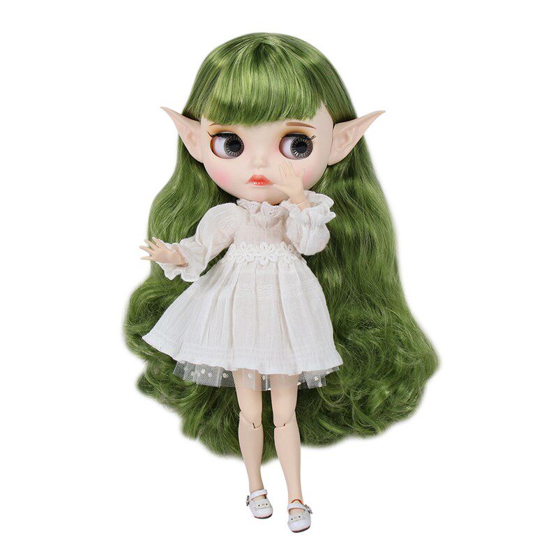 DBS Blythe小布娃娃sunny改娃成品19关节娃娃30厘米睡眼改妆喷妆