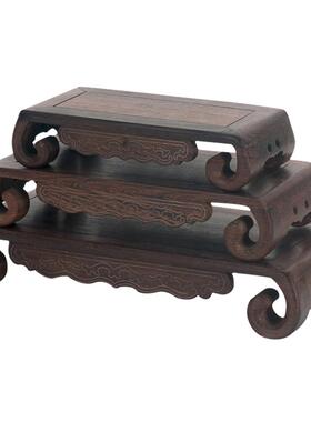 花盆实木葫芦奇石鱼缸花瓶长方形