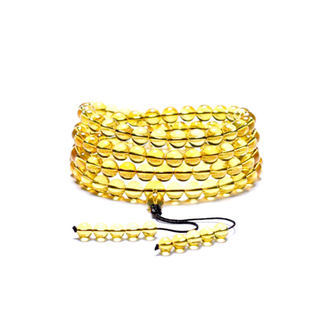 墨西哥纯天然多米尼加蓝珀手链琥珀蜜蜡手串净水级无杂质无优化