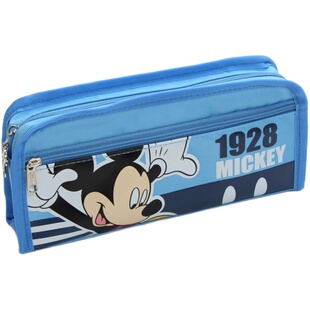迪士尼笔袋男简约多层大容量多功能文具盒可爱小学生男孩子个性铅笔盒文具袋初中生铅笔袋儿童学生奖品笔盒