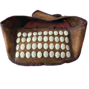 天然玉石加热腰带暖腰保暖暖宝充电式热水袋保健便携护腰磁疗腰带