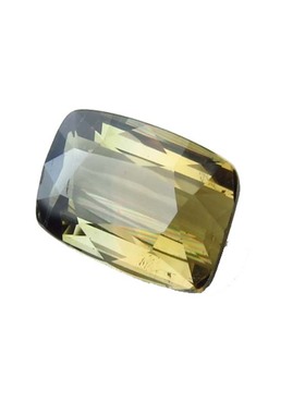 天然碧玺裸石戒指面金绿色