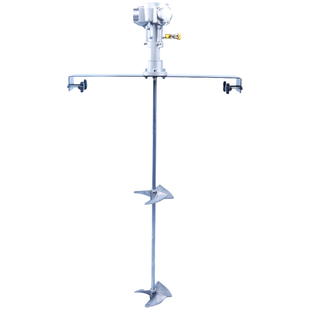 原装台湾50加仑横版式气动搅拌机夹桶式工业级涂料油漆搅拌器油墨