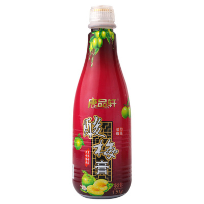 唐品轩商用酸梅膏1.5kg*12瓶整箱