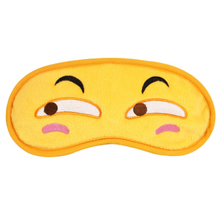 美琦动漫滑稽表情包眼罩搞怪睡眠冰敷眼罩卡通遮光透气个性男女