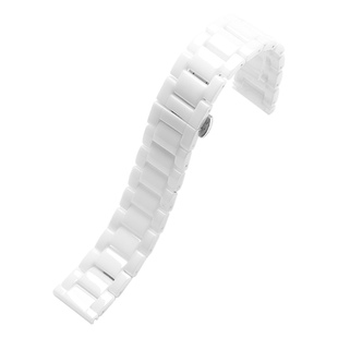 皇致陶瓷手表带 适配罗西尼 guess铁时达 ck dw钢带手表链 18男女