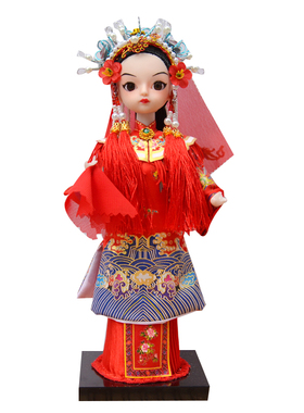 卡通人偶京剧礼品摆件
