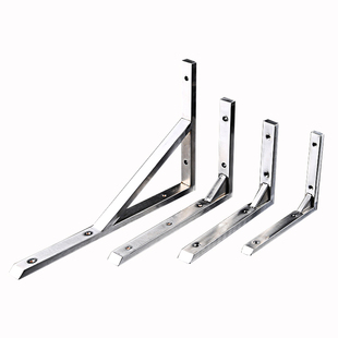 加厚大理石台面三角支撑架托架不锈钢层隔搁板固定承重置物支架