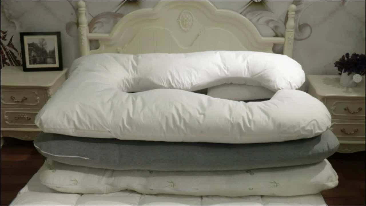 Cheap White U Shape Sleeping Maternity Pregnant Body Pillow For Cozy