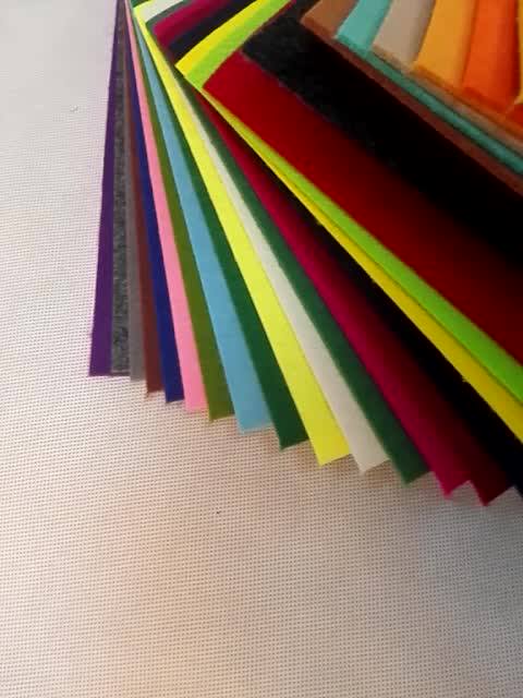 Tela De Fieltro Duro, Hoja De Fieltro De Poliéster, Tela No Tejida