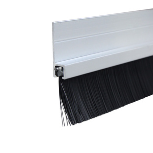 铝合金毛刷门底密封条门缝隔音防风条卧室房门防尘挡光条平开门挡