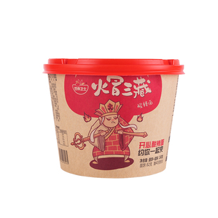 营养卫士火冒三藏酸辣面加粉6包料速食早餐夜宵方便桶装泡面整箱
