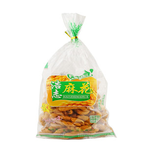 湖北特产武穴浩志手工麻花果条家乡糕点怀旧休闲零食300g包装包邮