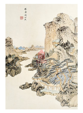 山水正宗 四王镜心画 故宫博物院出版旗舰店书籍 收藏鉴赏 纸上故宫