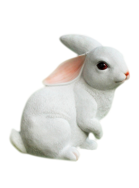 可爱风兔子园林景观草坪仿真动物