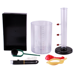 液体压强与深度关系实验盒初中物理力学实验器材深度压强底部压强微小压强计内部压强教学演示仪器教具