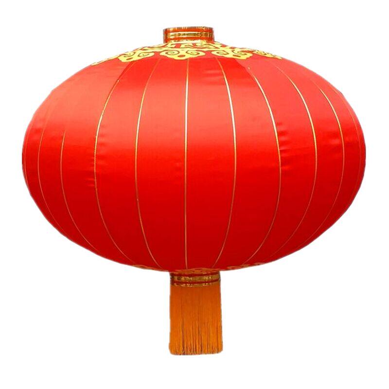 街道节庆户外防水绸布广告红灯笼