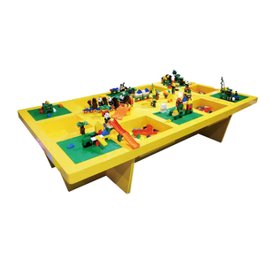 包邮烤漆儿童乐园益智手工桌游戏玩具桌积木桌游乐场设备早教玩具