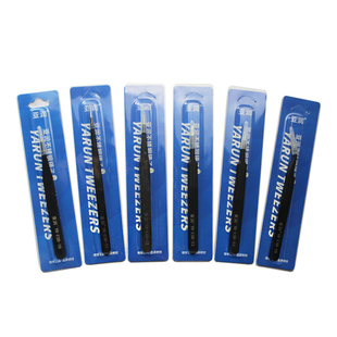 防静电小镊子不锈钢弯尖头燕窝挑毛工具长摄子钳医用拔毛捏子维修