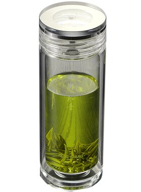 思宝高山流水晶莹剔透玻璃杯盖