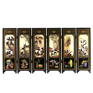 千里江山图桌面小屏风摆件家居装饰品古风创意客厅工艺品故宫文创